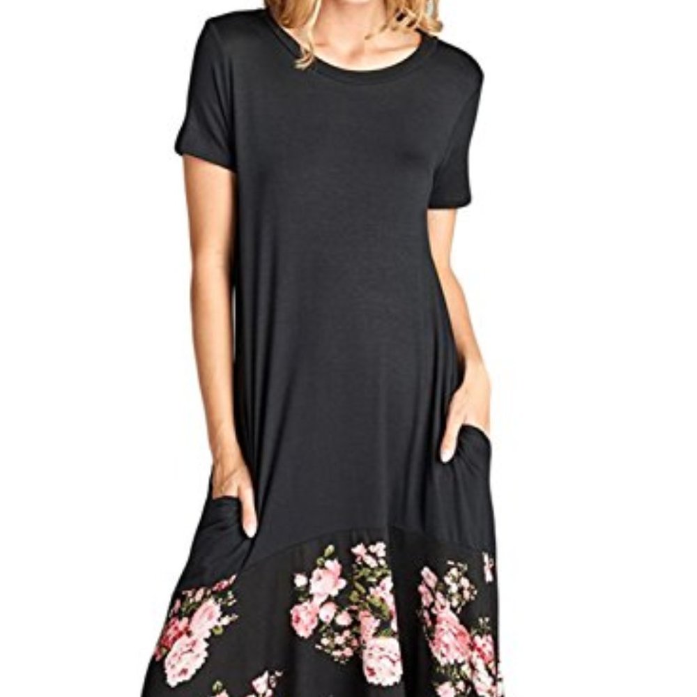 Women's Casual Summer T-Shirt Dress